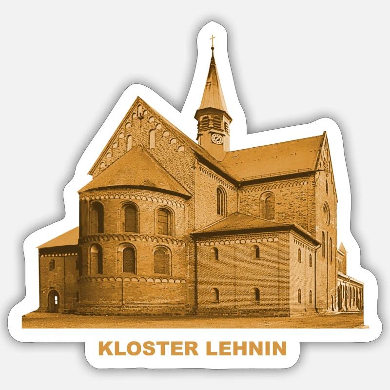 Lehnin Monastery - Sticker size S (10 x 10 cm) - white matte