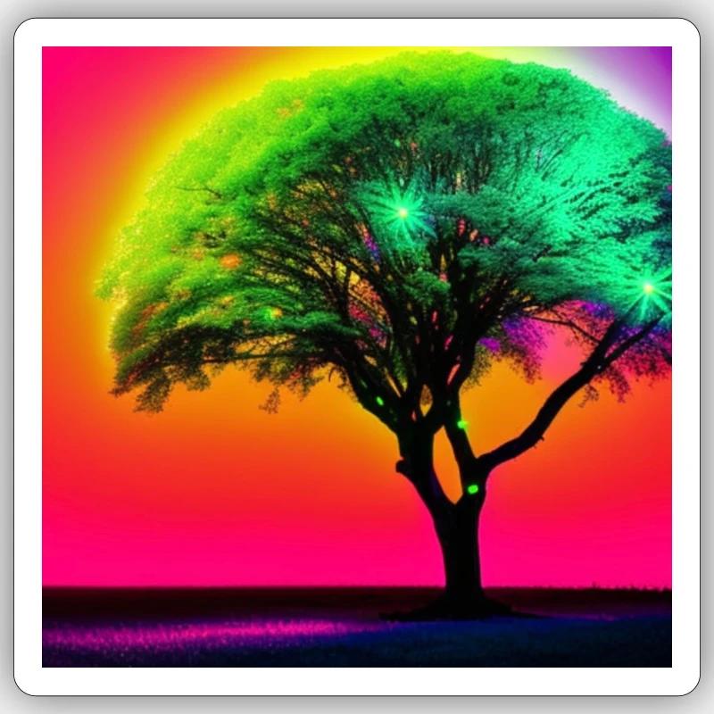 Arbre Sticker taille S (10 x 10 cm)