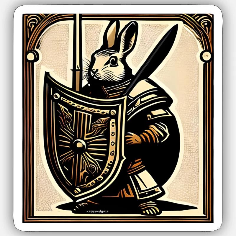 Make Easter Great Again II - Sticker Größe S (10 x 10 cm) - Mattweiß
