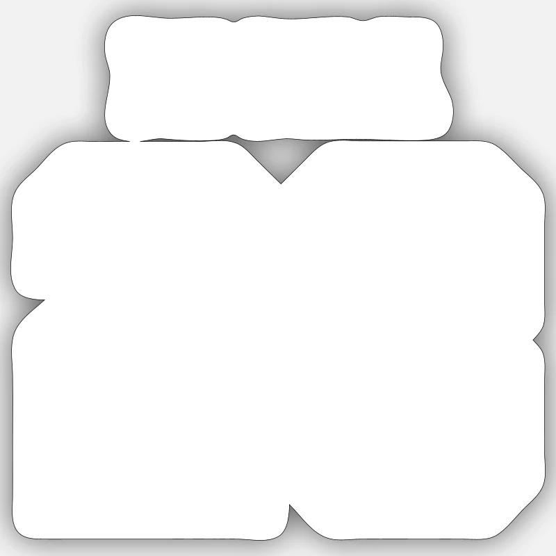Ibiza 23 - Sticker taille S (10 x 10 cm) - blanc mat