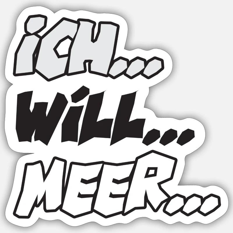 Sticker Größe S (10 x 10 cm) - 