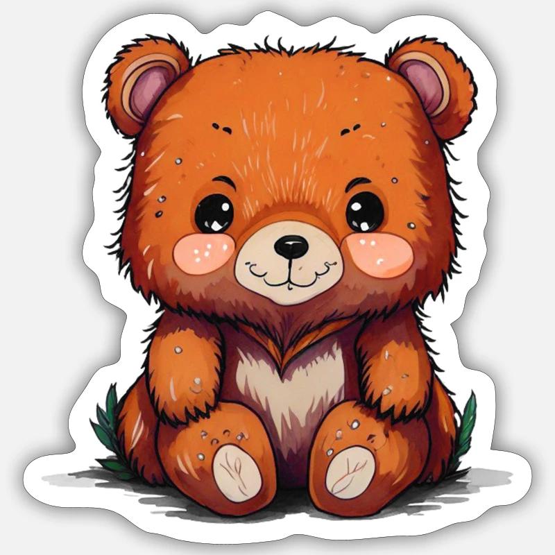 Petite Ourse Sticker taille S (10 x 10 cm)