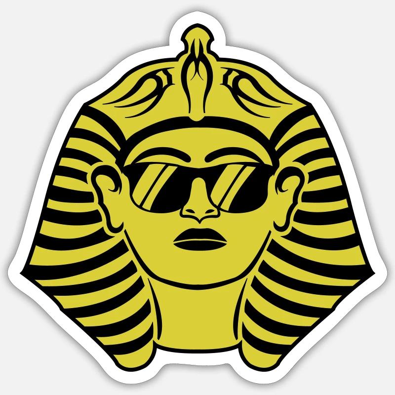 Pharaoh Sunglasses Sticker size S (10 x 10 cm)