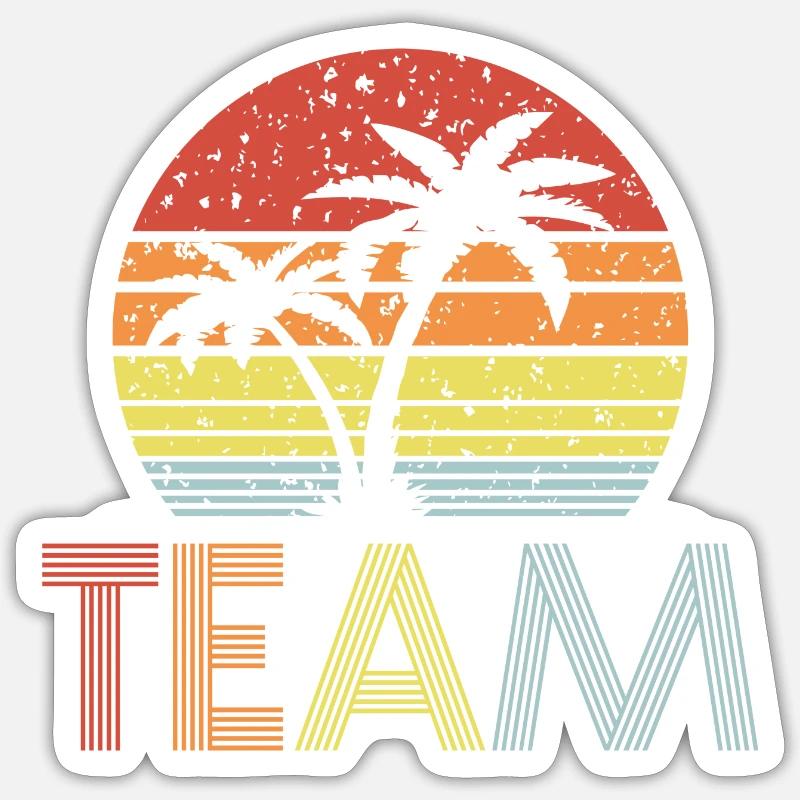 Équipe Sticker taille S (10 x 10 cm)