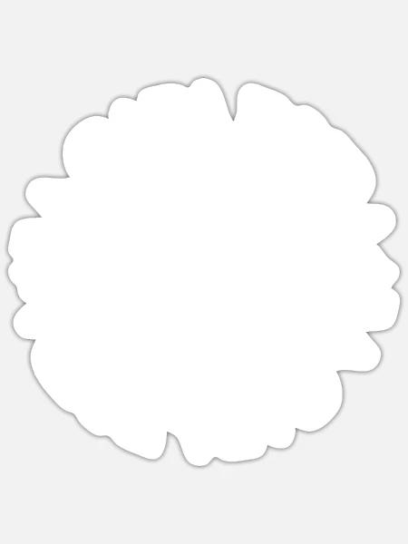 LCD Logo 01 weiss - Sticker Größe S (10 x 10 cm) - Mattweiß