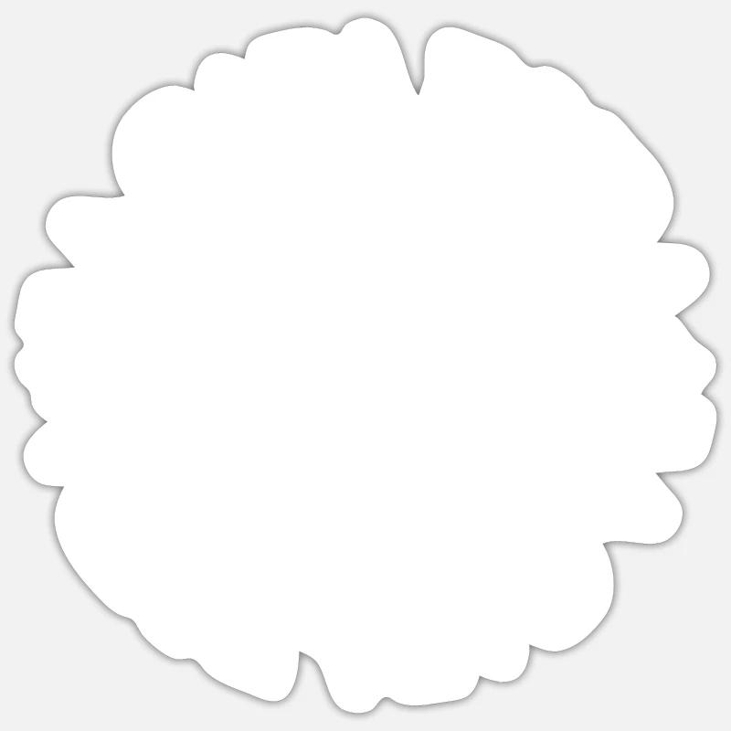 LCD Logo 01 weiss - Sticker Größe S (10 x 10 cm) - Mattweiß
