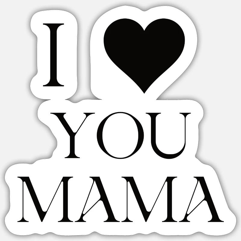 MUTTERTAG4 Sticker Größe S (10 x 10 cm)