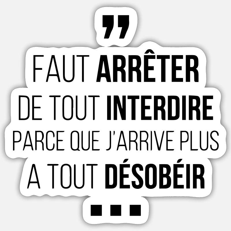 Sticker taille S (10 x 10 cm) - 