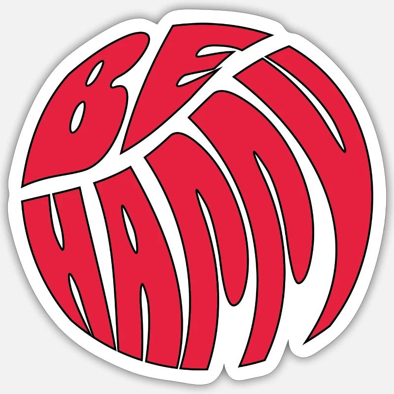 Sei immer glücklich Sticker Größe S (10 x 10 cm)