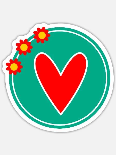 MAMA. MUTTERTAG. SCHÖNEN MUTTERTAG. ICH LIEBE DICH - Sticker Größe S (10 x 10 cm) - Mattweiß