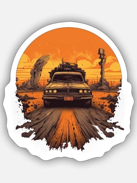 Autos  7 - Sticker Größe S (10 x 10 cm) - Mattweiß