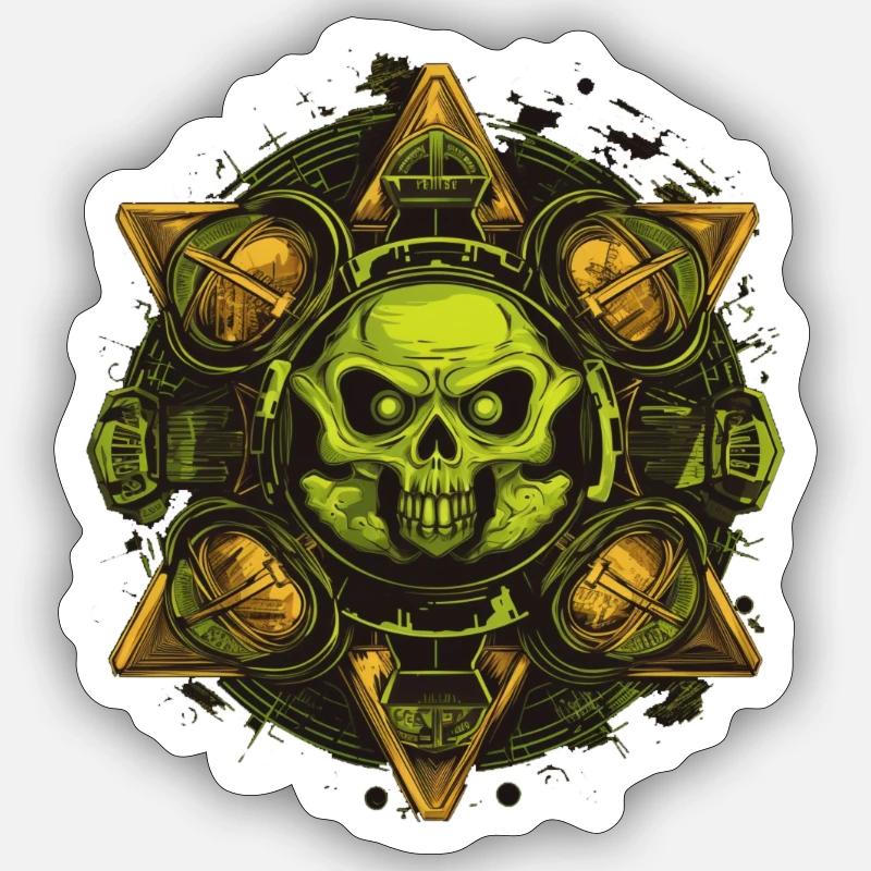 Chernobyl atom 10 Sticker size S (10 x 10 cm)