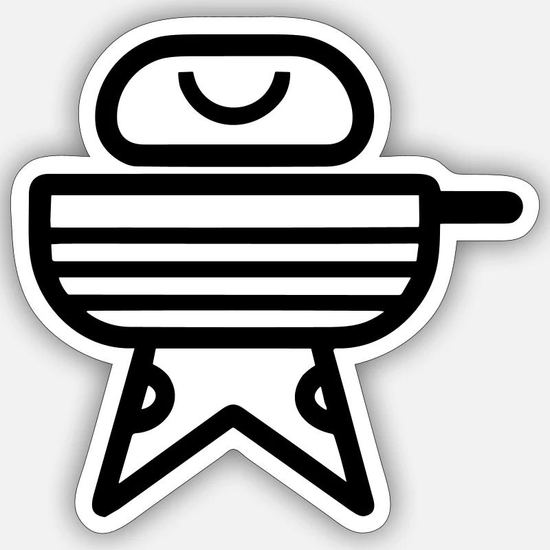 Sticker taille S (10 x 10 cm) - 