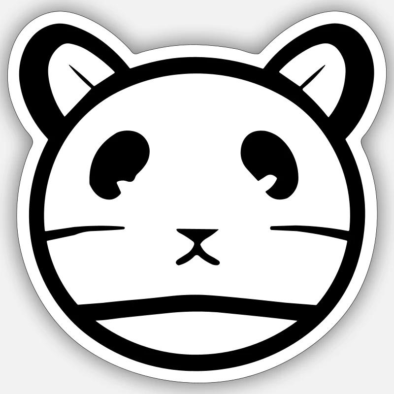 hamster Sticker size S (10 x 10 cm)
