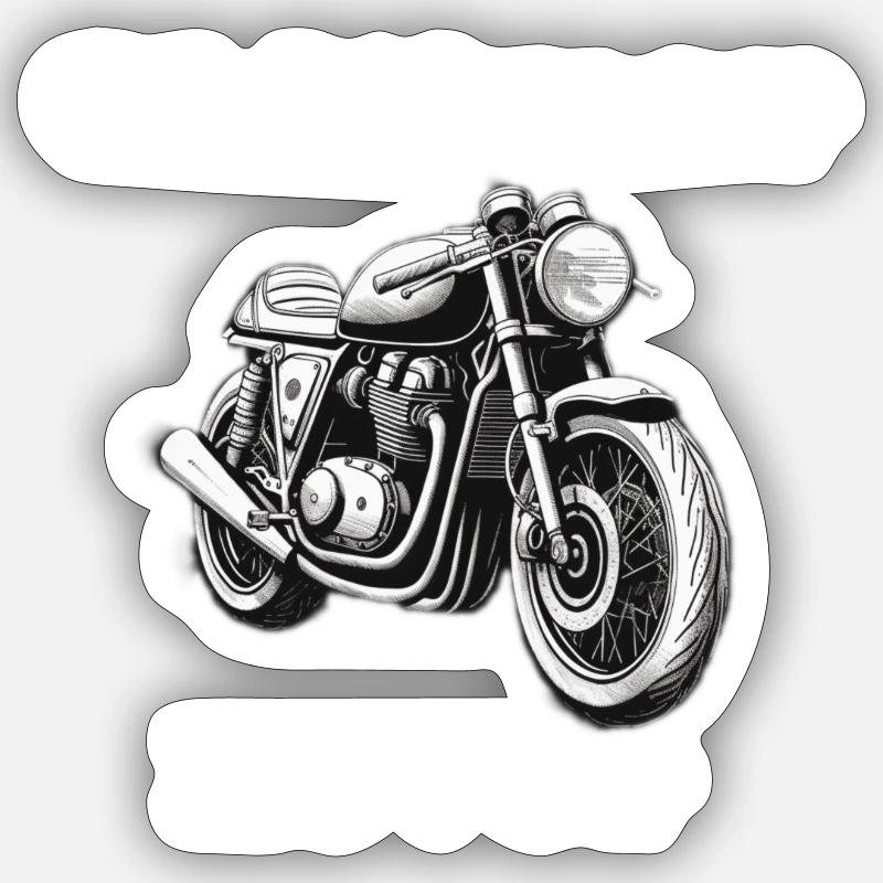 Oldtimer Lover weiß Sticker Größe S (10 x 10 cm)