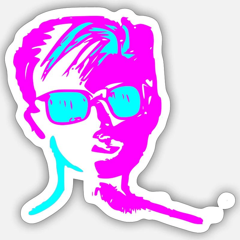 80s Sticker size S (10 x 10 cm)