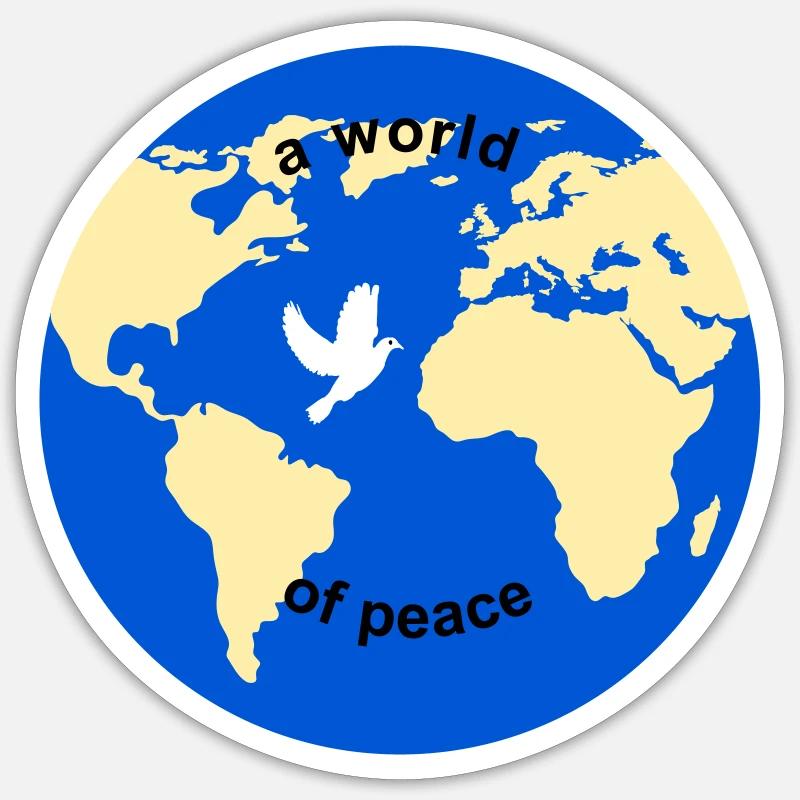 Globe tight Sticker size S (10 x 10 cm)