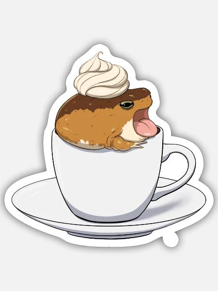  - Sticker size S (10 x 10 cm) - white matte