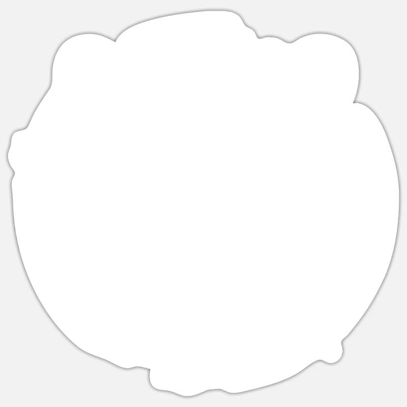 Leopard - Sticker size S (10 x 10 cm) - white matte