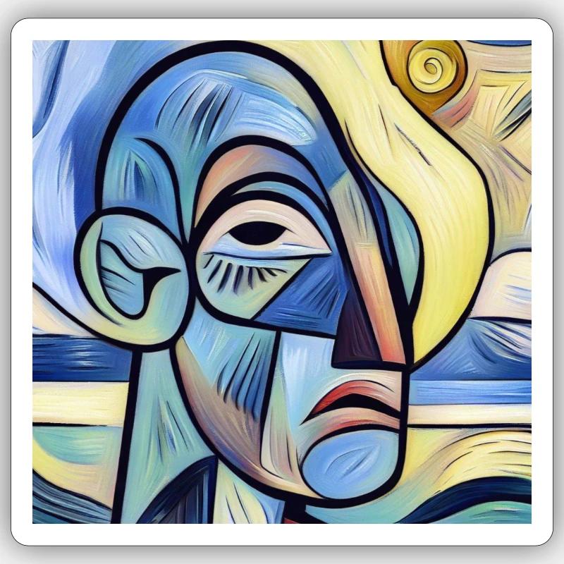 Vancassso - Sticker Größe S (10 x 10 cm) - Mattweiß