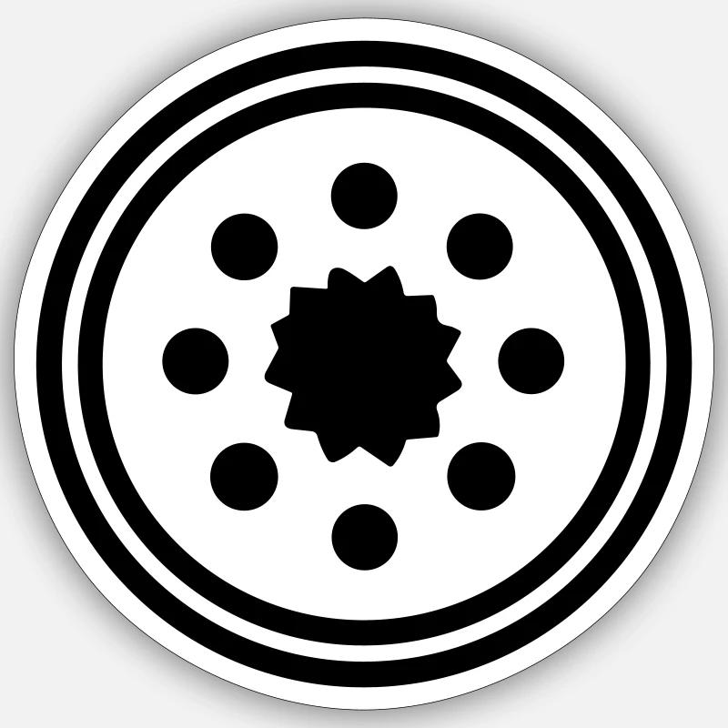 Sticker Größe S (10 x 10 cm) - 