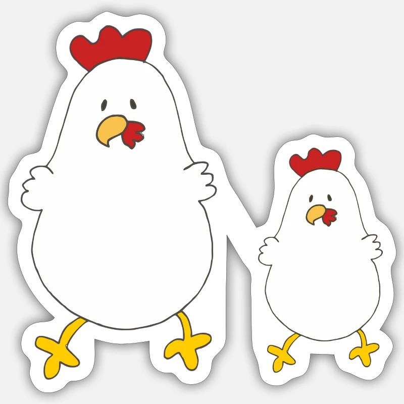 Sticker Größe S (10 x 10 cm) - 