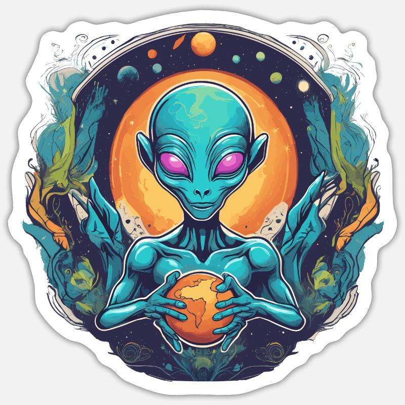 Étranger Sticker taille S (10 x 10 cm)
