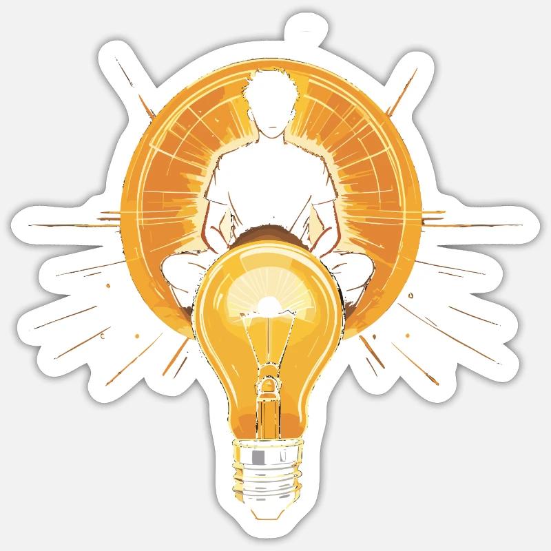 Inner Light Sticker size S (10 x 10 cm)