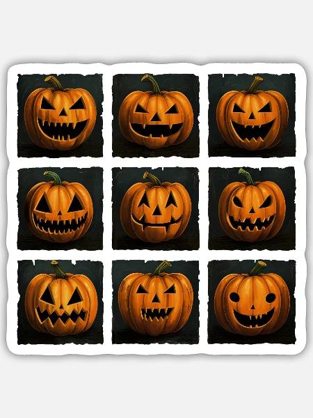 Happy Halloween! - Sticker size S (10 x 10 cm) - white matte