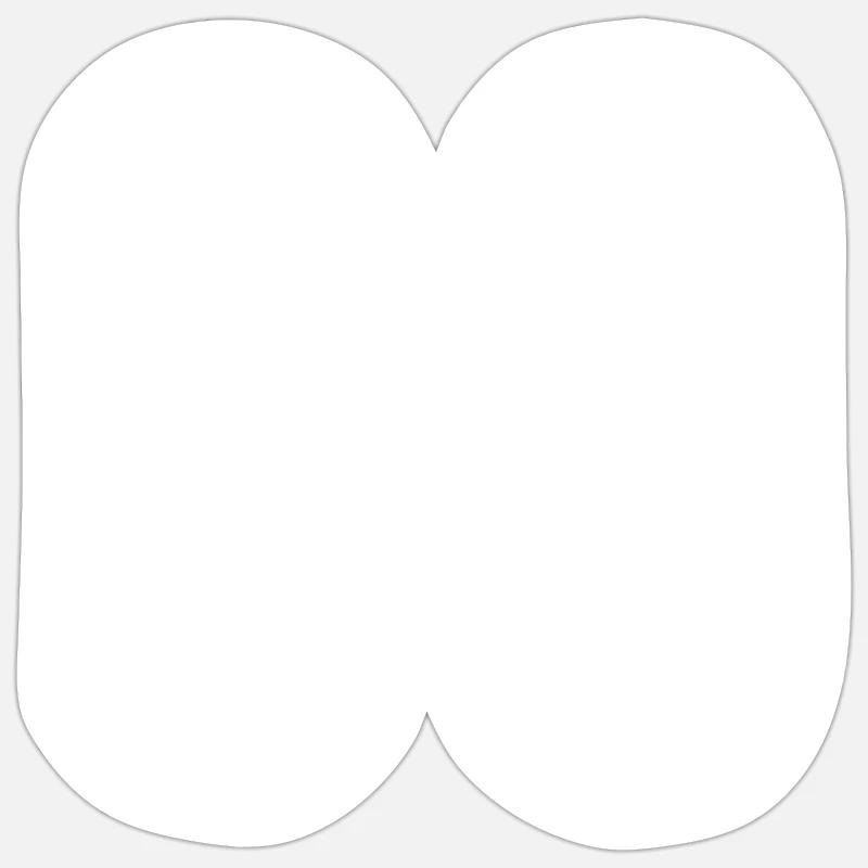 60 Numbers White - Sticker size S (10 x 10 cm) - white matte