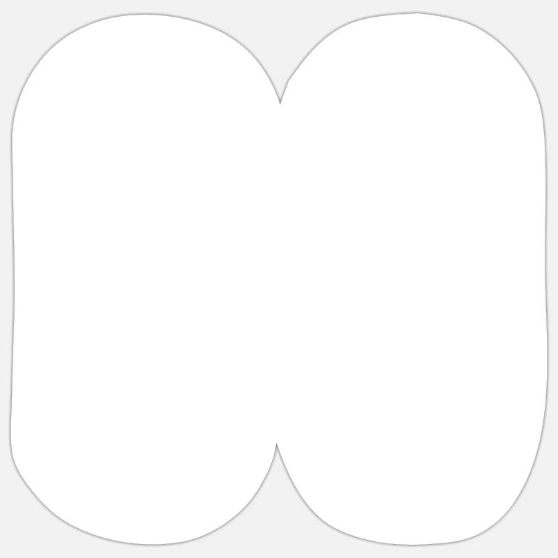 69 Numéros Blanc - Sticker taille S (10 x 10 cm) - blanc mat