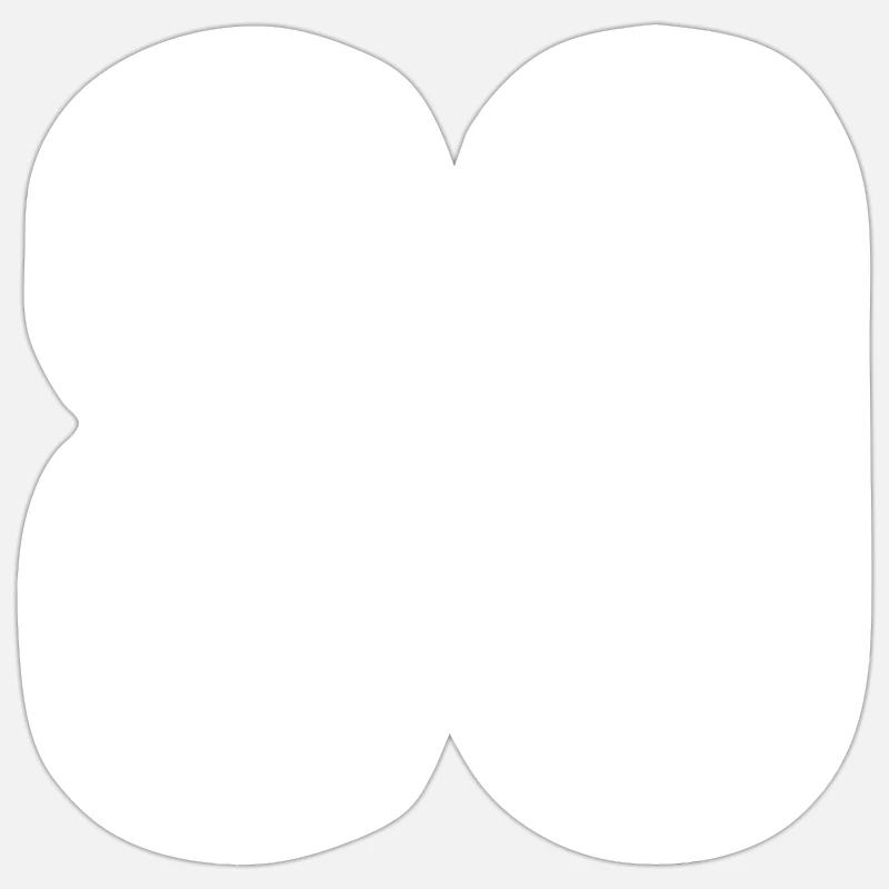 80 Numéros Blanc - Sticker taille S (10 x 10 cm) - blanc mat