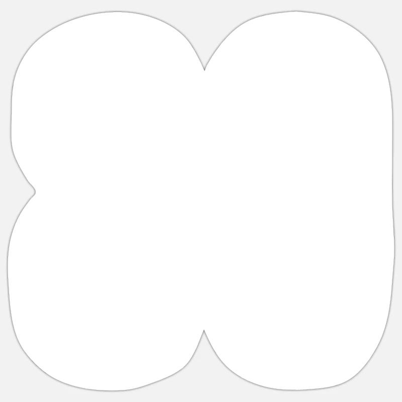 89 Numéros Blanc - Sticker taille S (10 x 10 cm) - blanc mat