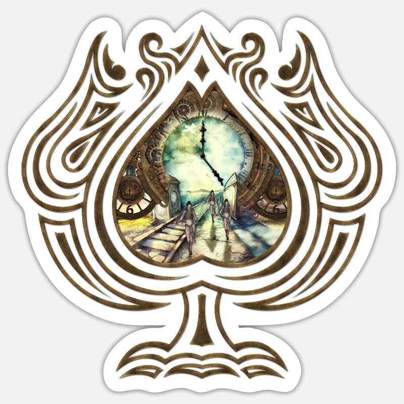 clockwork Sticker size S (10 x 10 cm)