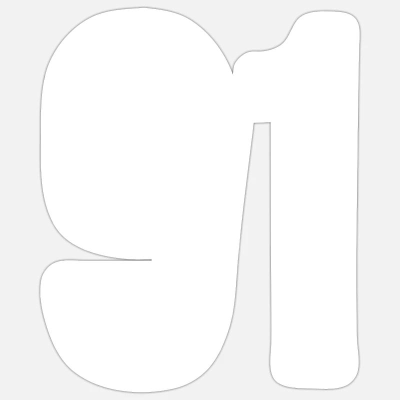 91 Numéros Blanc - Sticker taille S (10 x 10 cm) - blanc mat
