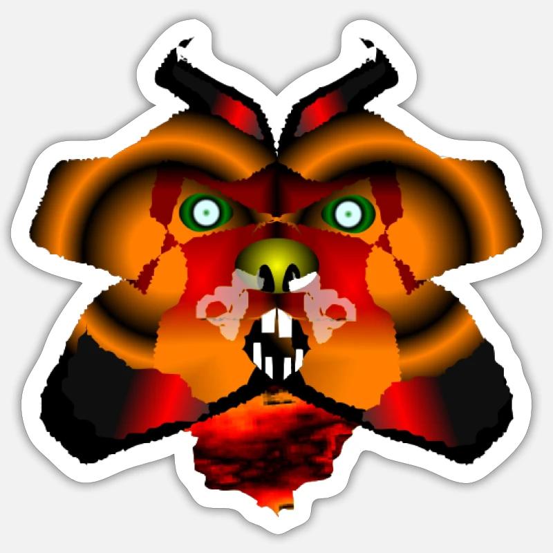 Helloween Sticker Größe S (10 x 10 cm)