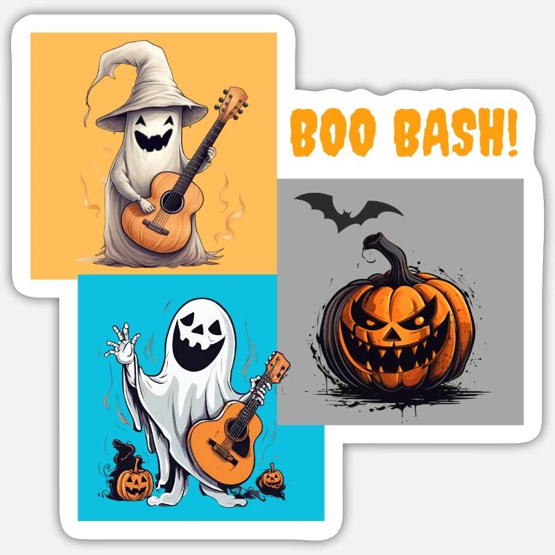 Boo bash Sticker taille S (10 x 10 cm)