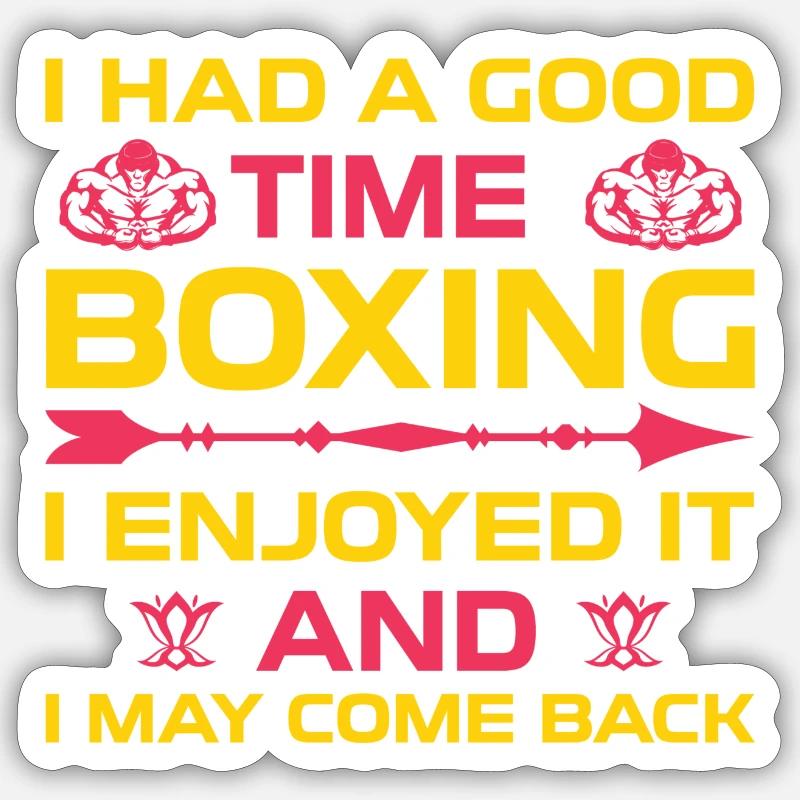 Boxing Threads 9 Sticker Größe S (10 x 10 cm)