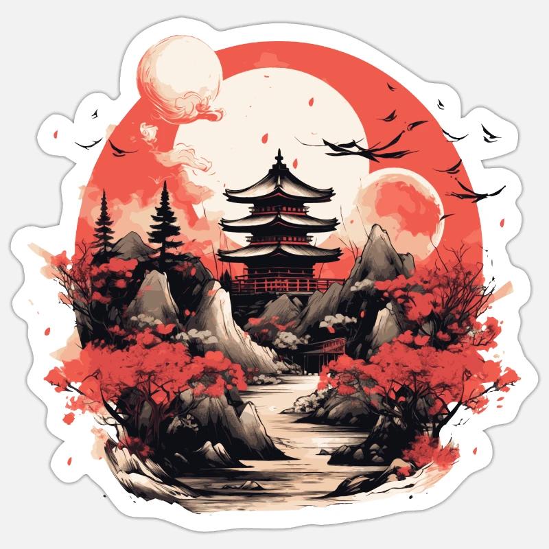 Old Japan Sticker Größe S (10 x 10 cm)