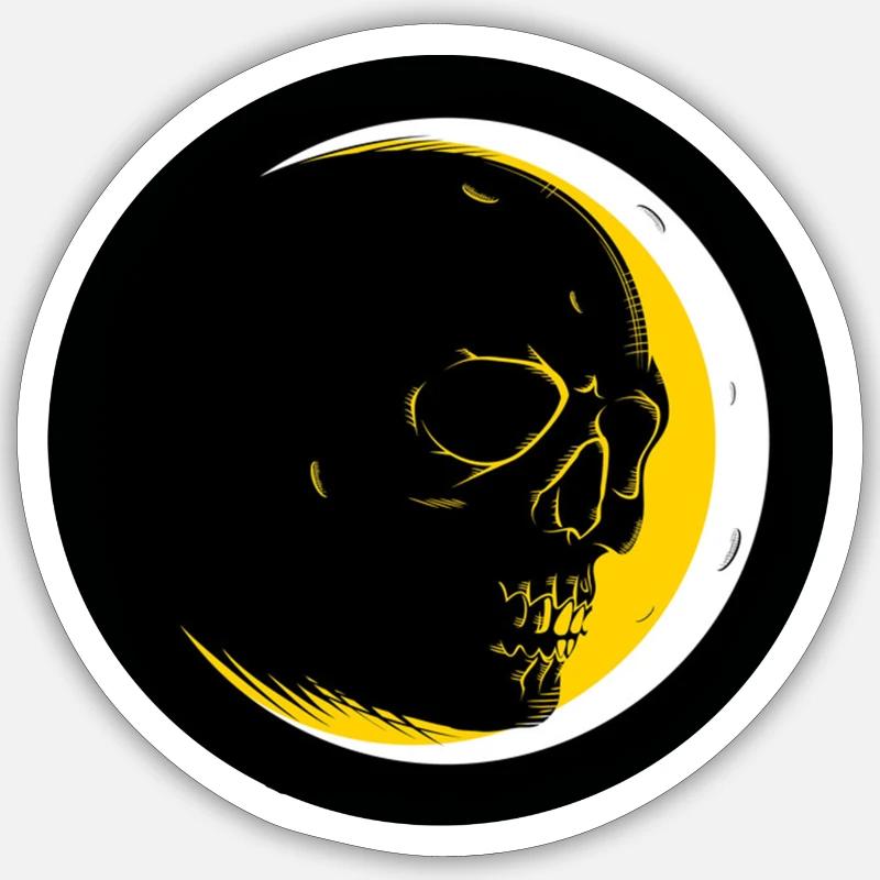 La face cachée de la Lune Sticker taille S (10 x 10 cm)