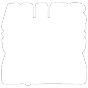 Alessia Vorname Geschenk lustiger Spruch - Sticker Größe S (10 x 10 cm) - Mattweiß - Vorne