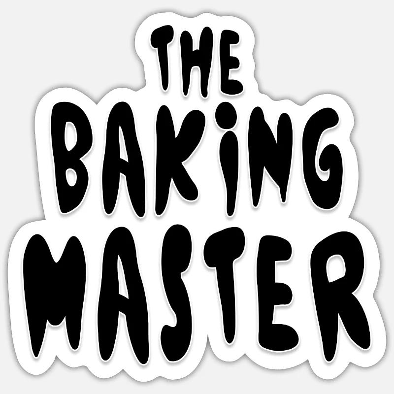 Printflow Baking Master - Sticker Größe S (10 x 10 cm) - Mattweiß