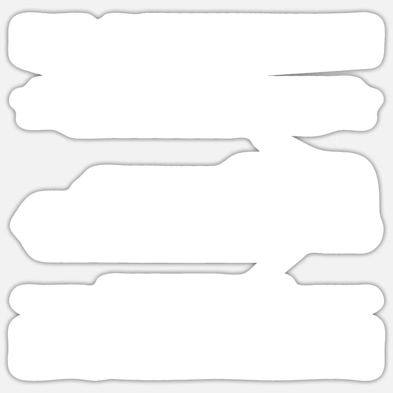 Camping - Sticker Größe S (10 x 10 cm) - Mattweiß