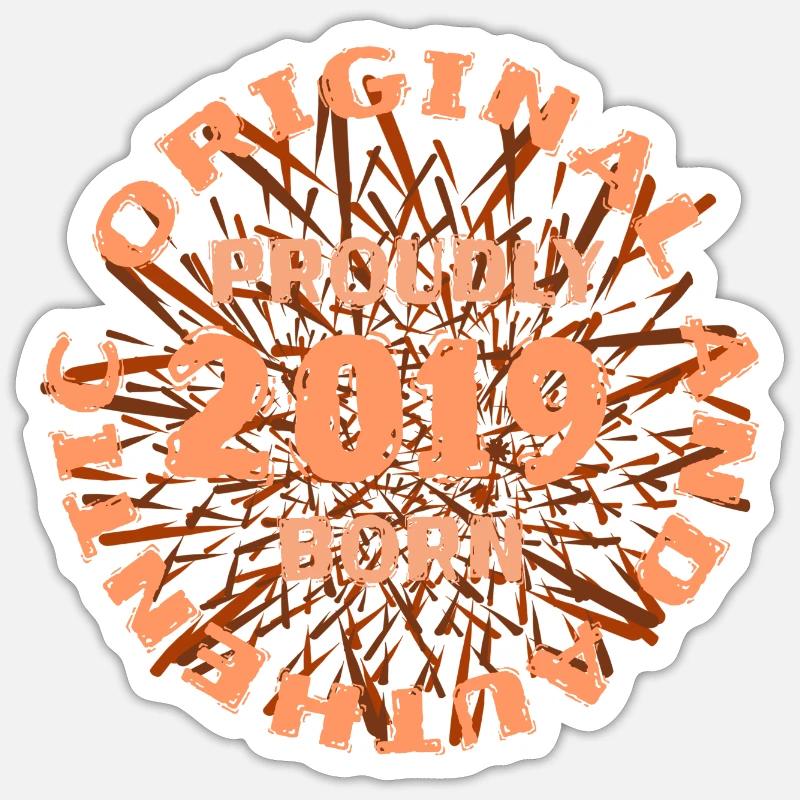 Original 2019 - Sticker size S (10 x 10 cm) - white matte