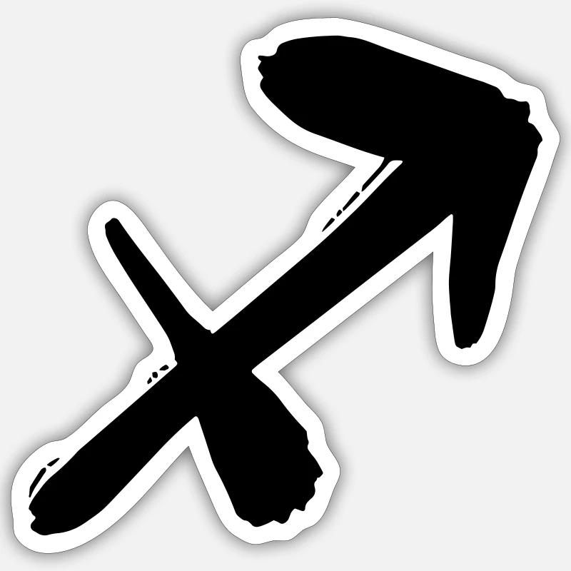 Sternzeichen Schütze Sticker Größe S (10 x 10 cm)