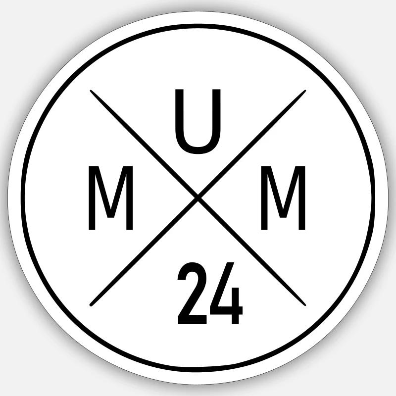 Mum 24 Sticker size S (10 x 10 cm)
