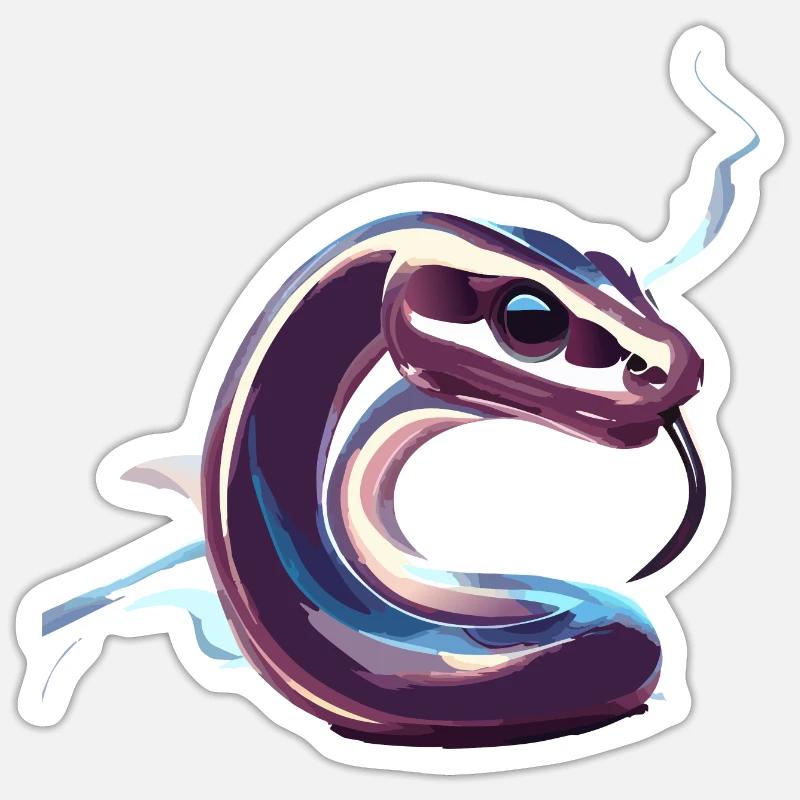 Chrome Snake Part 2 Sticker size S (10 x 10 cm)