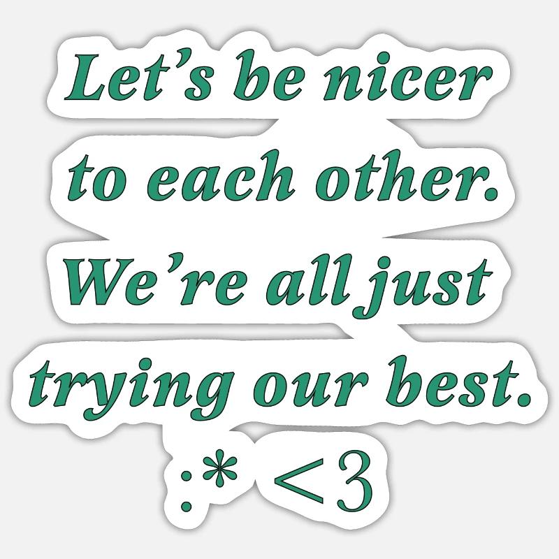 Sticker size S (10 x 10 cm) - 