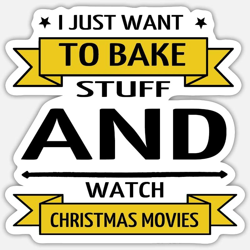 Cook Baker Beach Present Idea Confiserie Fun Happy Sticker size S (10 x 10 cm)