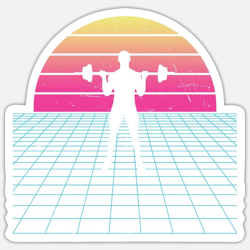 Women's Strength Training Endurance Training Cardio Sticker size S (10 x 10 cm)